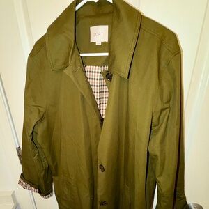 The Loft Barn Trench Coat, Size L